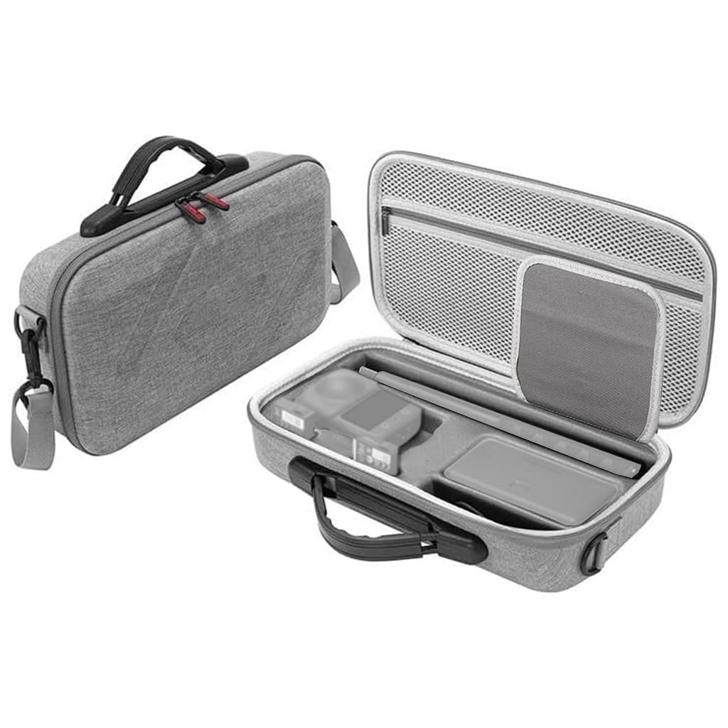 ZORBES® Compatible with OSMO 360, Action Camera Accessories Travel Bag Storage Case Bag with Handle, Custom-Mold Design, Nylon Hard Shell Waterproof Travel Action Camera Zipper Case-picture-31