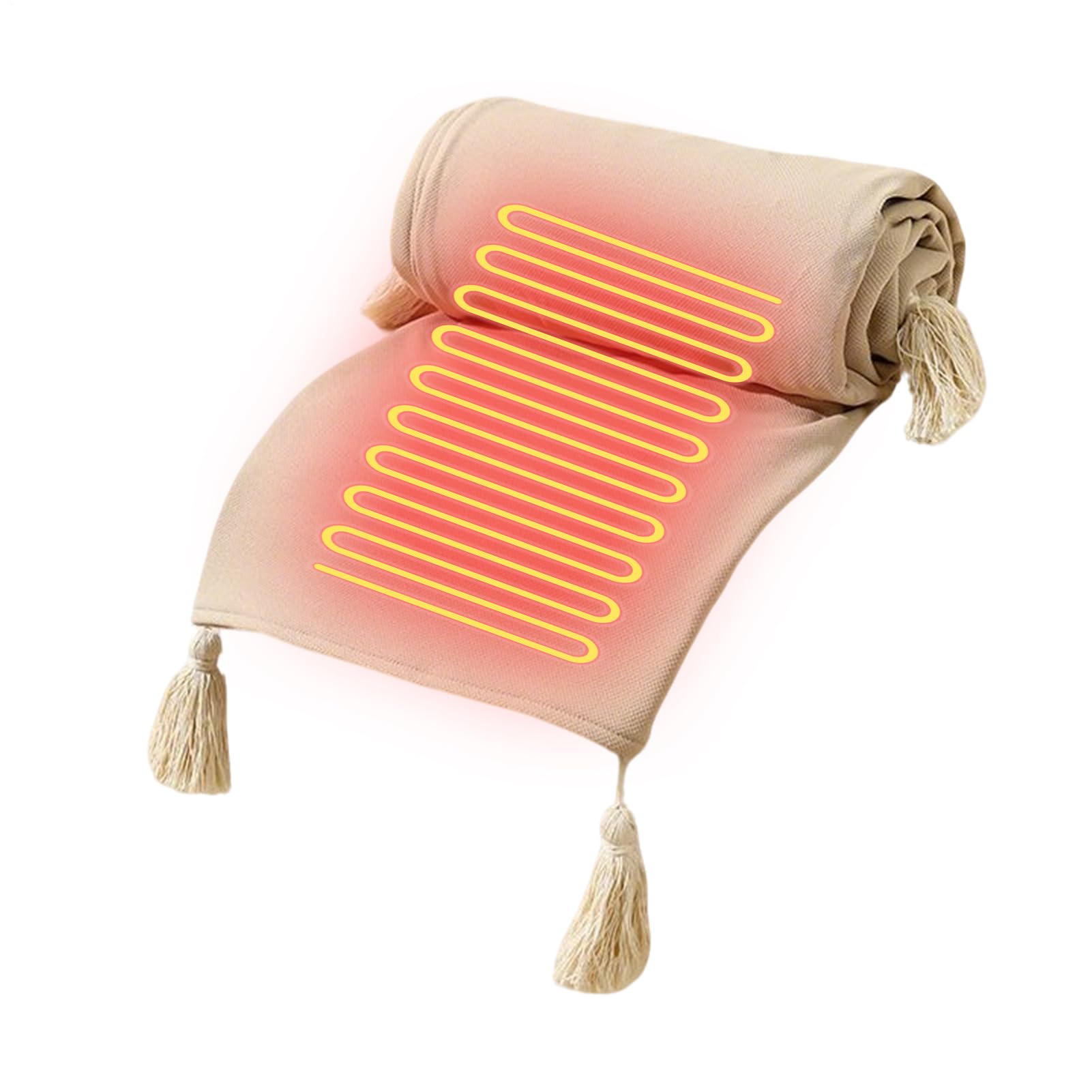 Scialle riscaldato, fascia scaldacorpo a 3 velocità, copertura termica | elettrica per spalle e collo portatile, per donne, ufficio, casa, viaggi, inverno, interno, campeggio, esterno, 0,39 pollici
