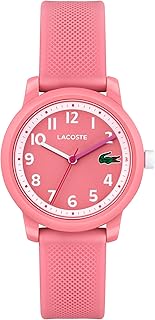 Lacoste Casual Watch Rubber Strap for Children, Pink