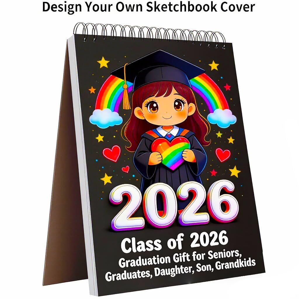 Soucolor Sketchbook - 100 Sheets for Artists -9