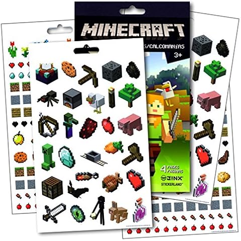 Minecraft Stickers ~ Over 295 Minecraft Fun Stickers Cover