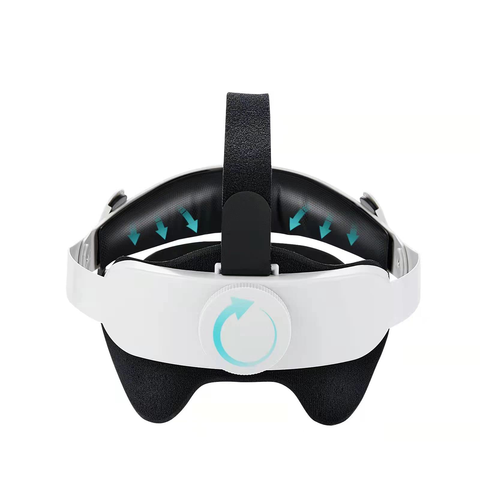 Sangle De Tête Halo Pour Oculus/Meta Quest 2 - Avec Masque Silicone Et Cache Lentilles - Confort Amélioré - 2