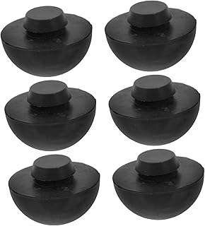 Ethereal Drum Parts 6pcs Hollowing Drum Rubber Stopper Yoga Accessories Percussion Durm Accessories Ethereal Drum Supports Foot Pads Drum Parts Black Ethereal Drum Silica Gel