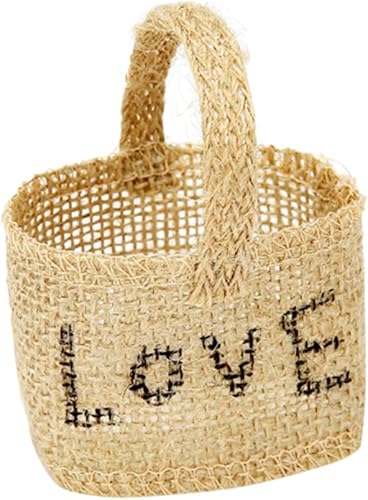 Miniatura 8 de Gadpiparty 8 Pcs nomes decorations christmas chritmas decor Small flower basket Decorative flower basket for flower girl handbag storage organizer