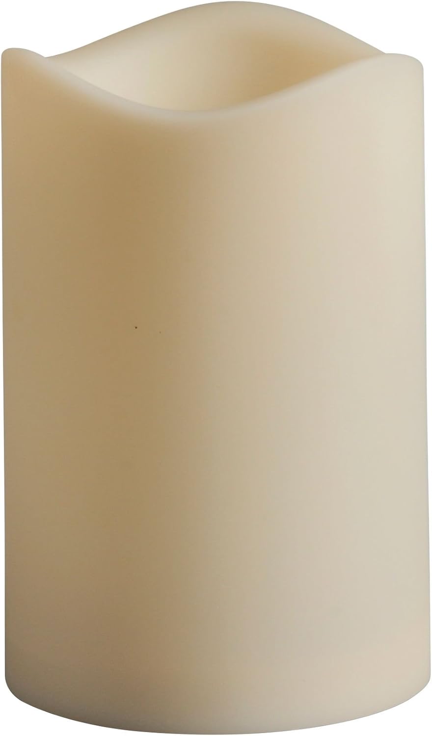 Everlasting Glow LED Indoor/Outdoor Resin Candle, Timer Feature, 3" x 4" Buy Online at Best