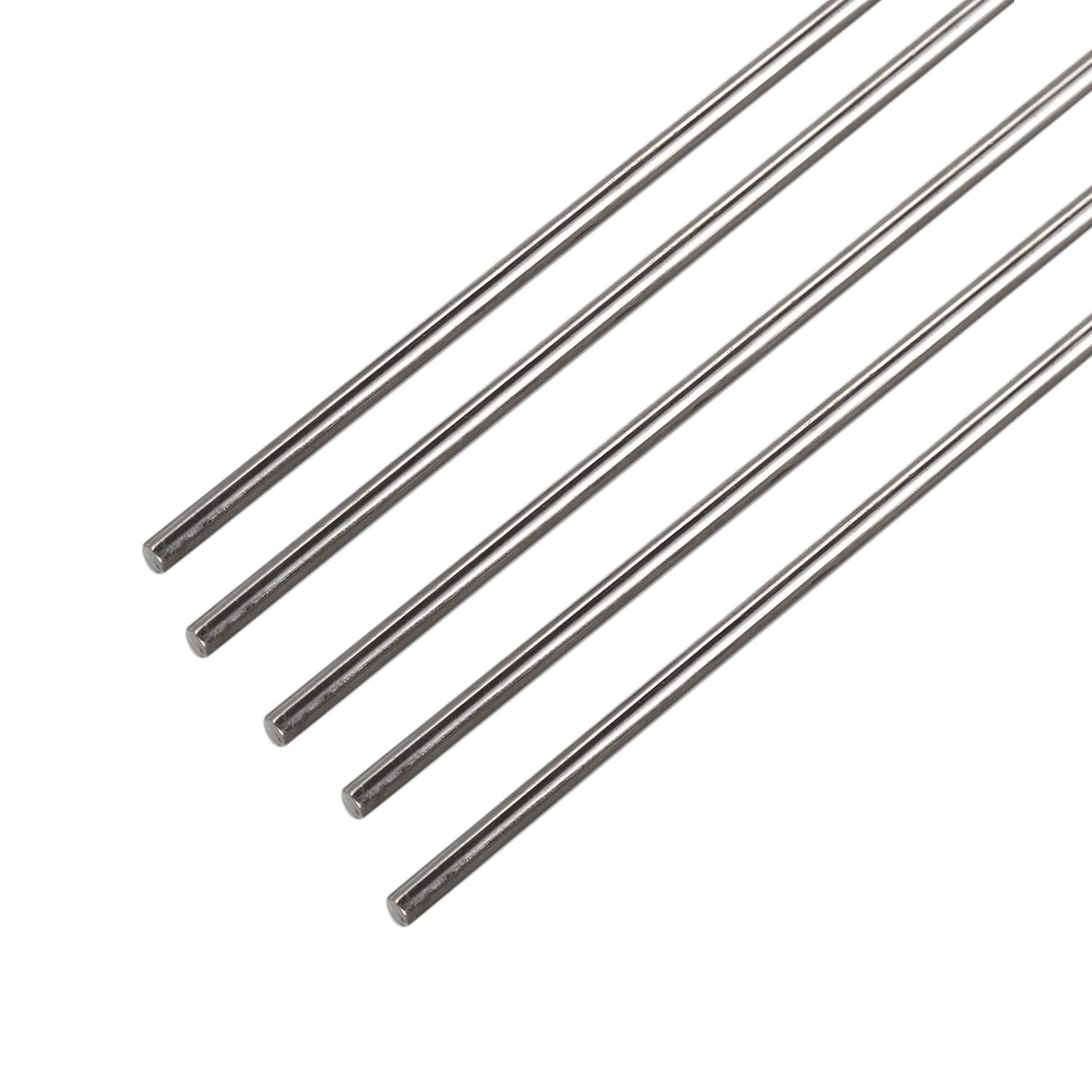 5 Pezzi fai da te RC RC in Acciaio Inox Barra Circolare Rotonda Asta 500 Mm X 3 Mm