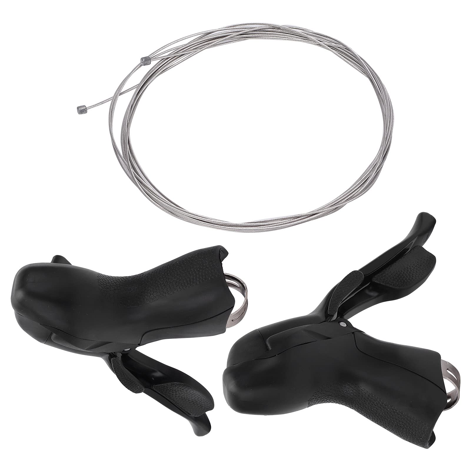 Set di leve del freno per bicicletta, in lega di alluminio resistente, per mountain bike e bici da strada, 2 unità con funzioni di sollevamento e abbassamento, 170 x 115 mm (3 x 7)
