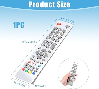 TV Remote Control Replacement for Sharp Aquos 4K HD Smart TV 40BG3K | LC-32HG5341K LC-32HG5141K LC-32HG5341K LC-40UG7252K LC-40UI7352K LC-40UI7352E LC-43CFG6001K LC-49CFG6001E