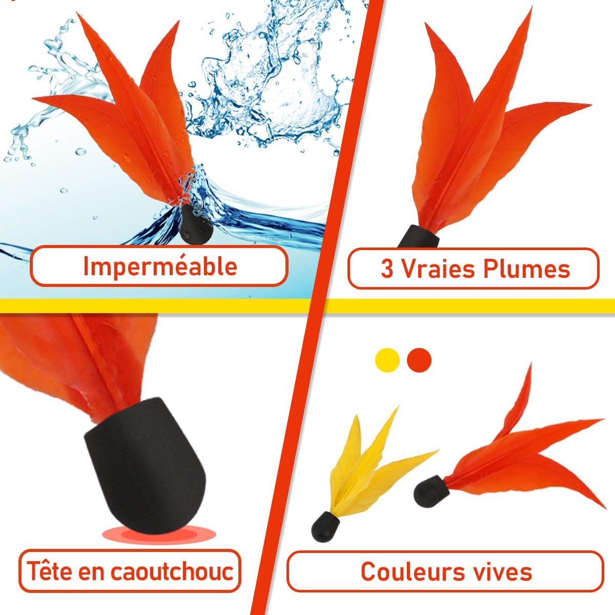 INPODAK Beach Ball Game Set, Beach Ball Racket Set pour Enfants, 2 Raquettes, 4 Volants, 2 balles, Jeu de Paddleball, Jeu de Plage pour Les familles(Bleu Vert, 1 Ensemble)