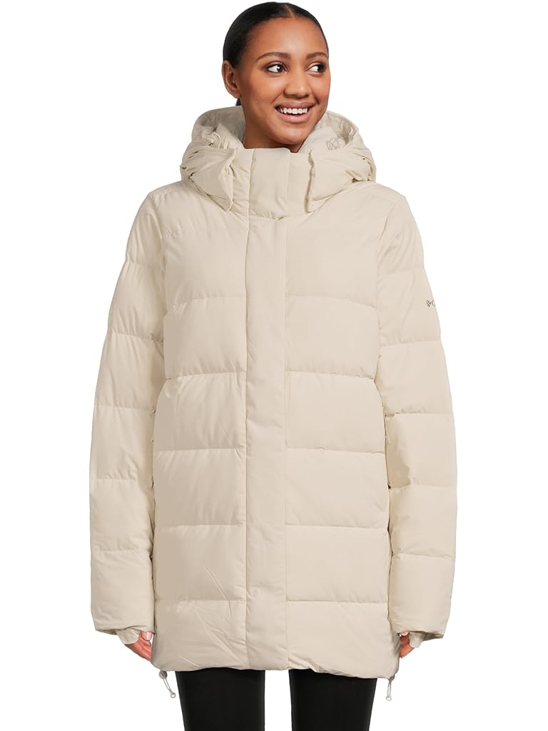 Tan Columbia Amaze Puff Mid Hooded Jacket