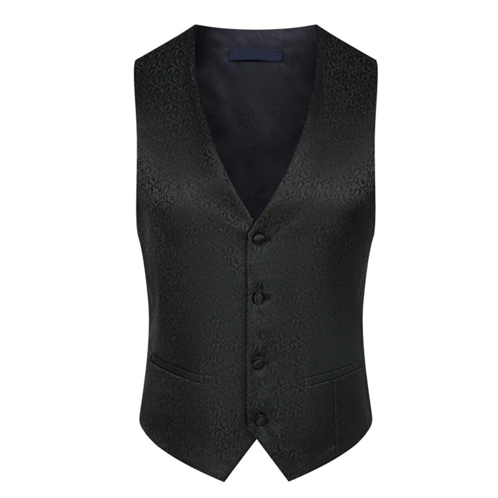Conjunto de Esmoquin para Hombre, Traje de 3 Piezas con Estampado Floral y Paisley Primera Calidad para Hombre, Traje Entallado Cuello mandarín Novio Boda.