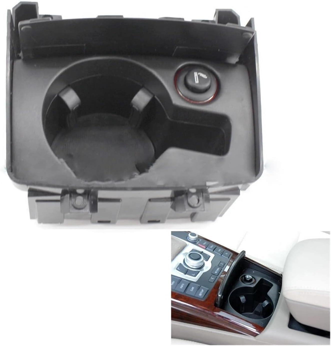 車用カップホルダーボックス ドリンクホルダー と互換性がある Audi A6