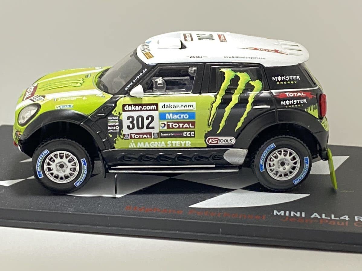 【再大幅値下げ】ミニクーパー　クロスオーバー  ラリー　ミニカー Amazon | ミニ クロスオーバー ミニカー 1/43 all 4 Racing bmw mini