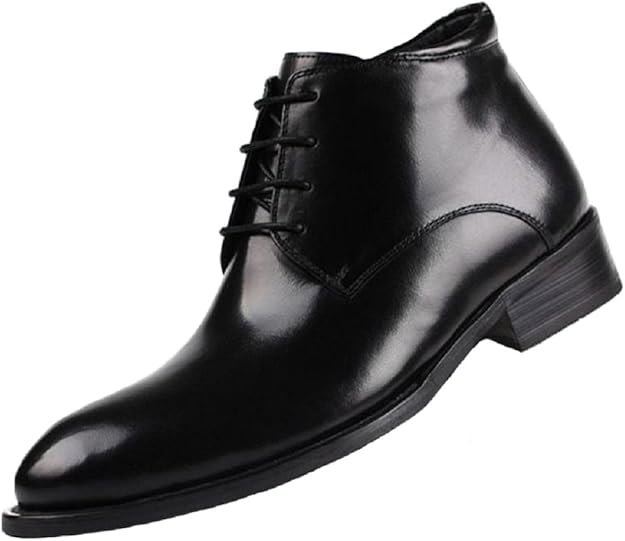 black formal boots