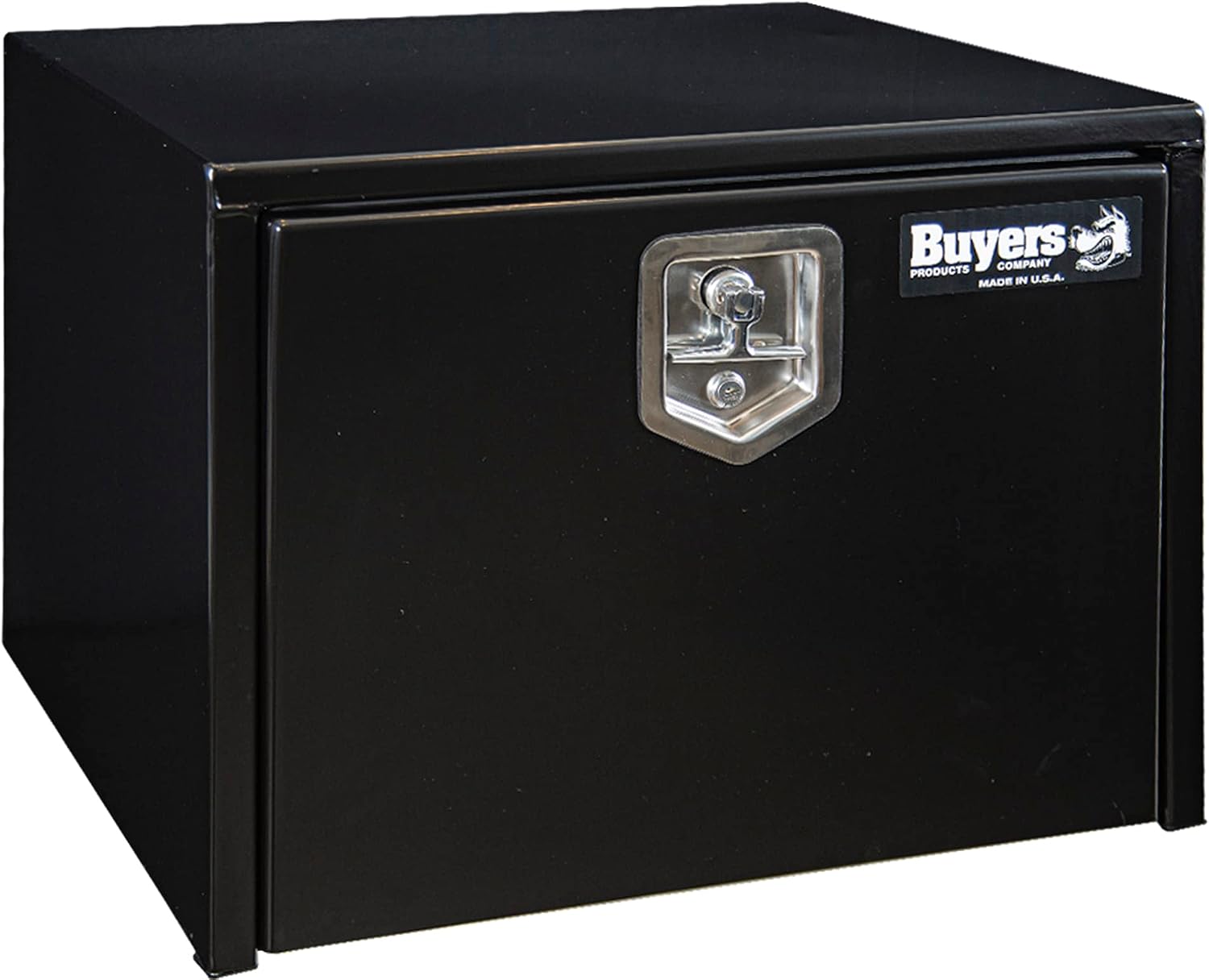 Buyers Products - 1702300 Black Steel Underbody Truck Box w/ T-Handle Latch (18x18x24 Inch)