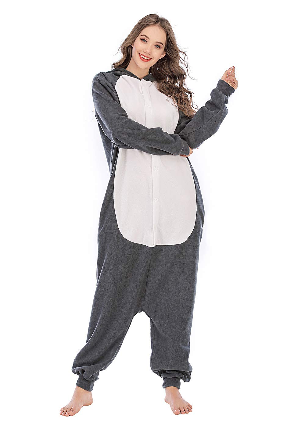 LBJR Disfraz de Animal Adulto Pijama Entero Animales Mujer Hombre — view 5