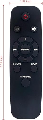 Miniatura 2 de NS-HMSB20 Reemplazo de control remoto para Insignia Mini Soundbar NS-HMSB20 NSHMSB20