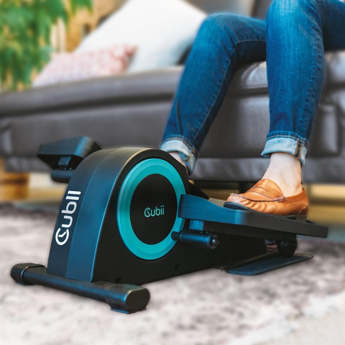 Cubii JR1 - Mini Ellipsentrainer für Zuhause & Büro, Leiser Untertisch-Pedaltrainer, Kompakt & Gelenkschonend, Fitnessgerät für Senioren, Heimtrainer für Bewegung im Sitzen