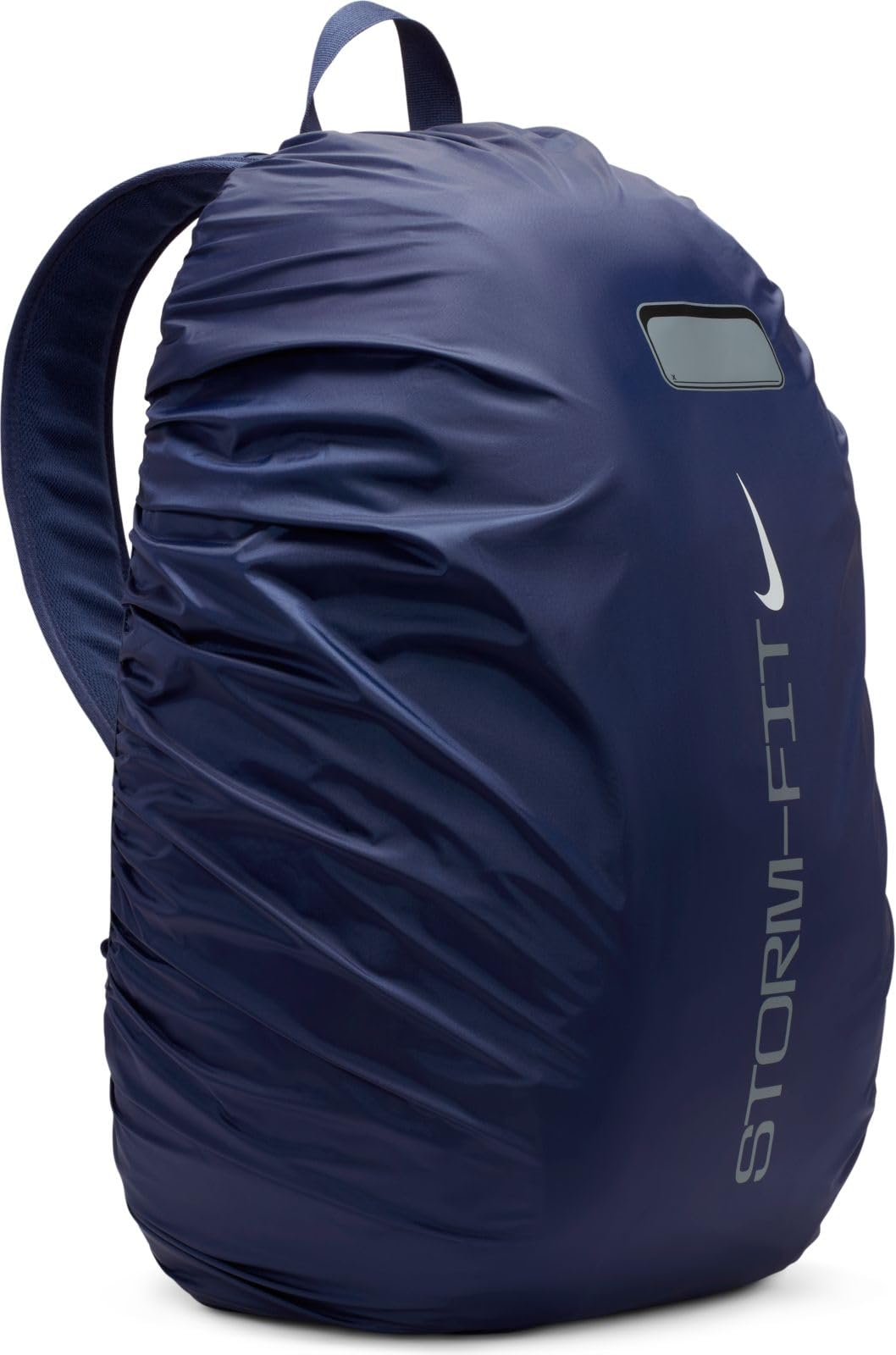 Nike Unisex Backpack Academy Storm-Fit, Midnight Navy/Midnight Navy/White, DV0761-410, 30 l, granatowy (Midnight Navy/Midnight Navy/White), 30L, Soccer