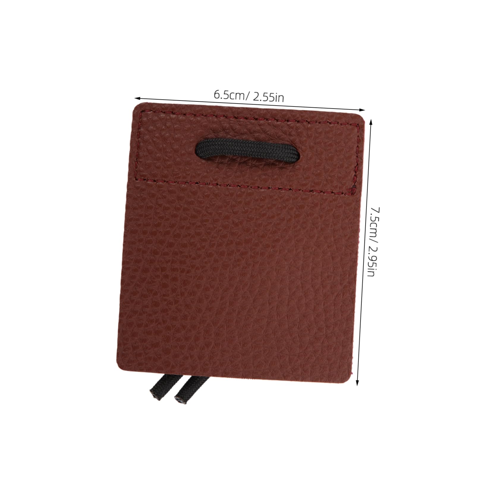 Abaodam Finger Protection Finger Guard 2 Pack Pu Leather Tab Practice Protector Meticulous Stitching