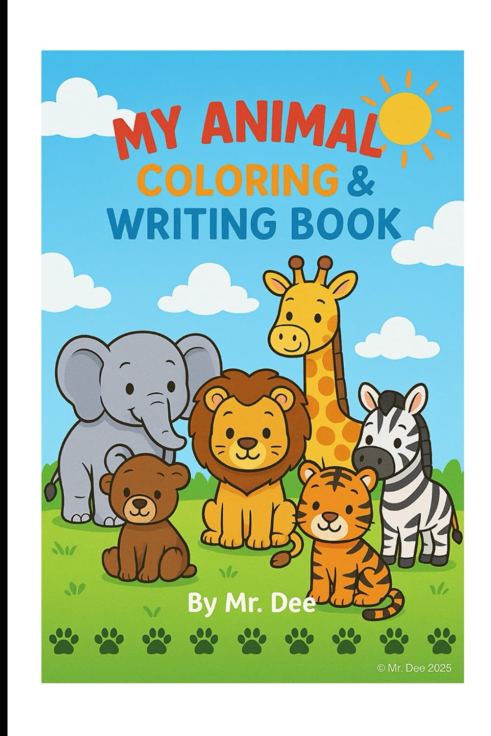My Animal Coloring & Writing Book