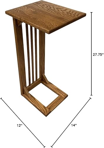 Miniatura 2 de Peaceful Classics Mesa auxiliar, mesa de centro pequeña, mesa auxiliar para sala de estar, mesa auxiliar para dormitorio, mesa auxiliar, mesita de