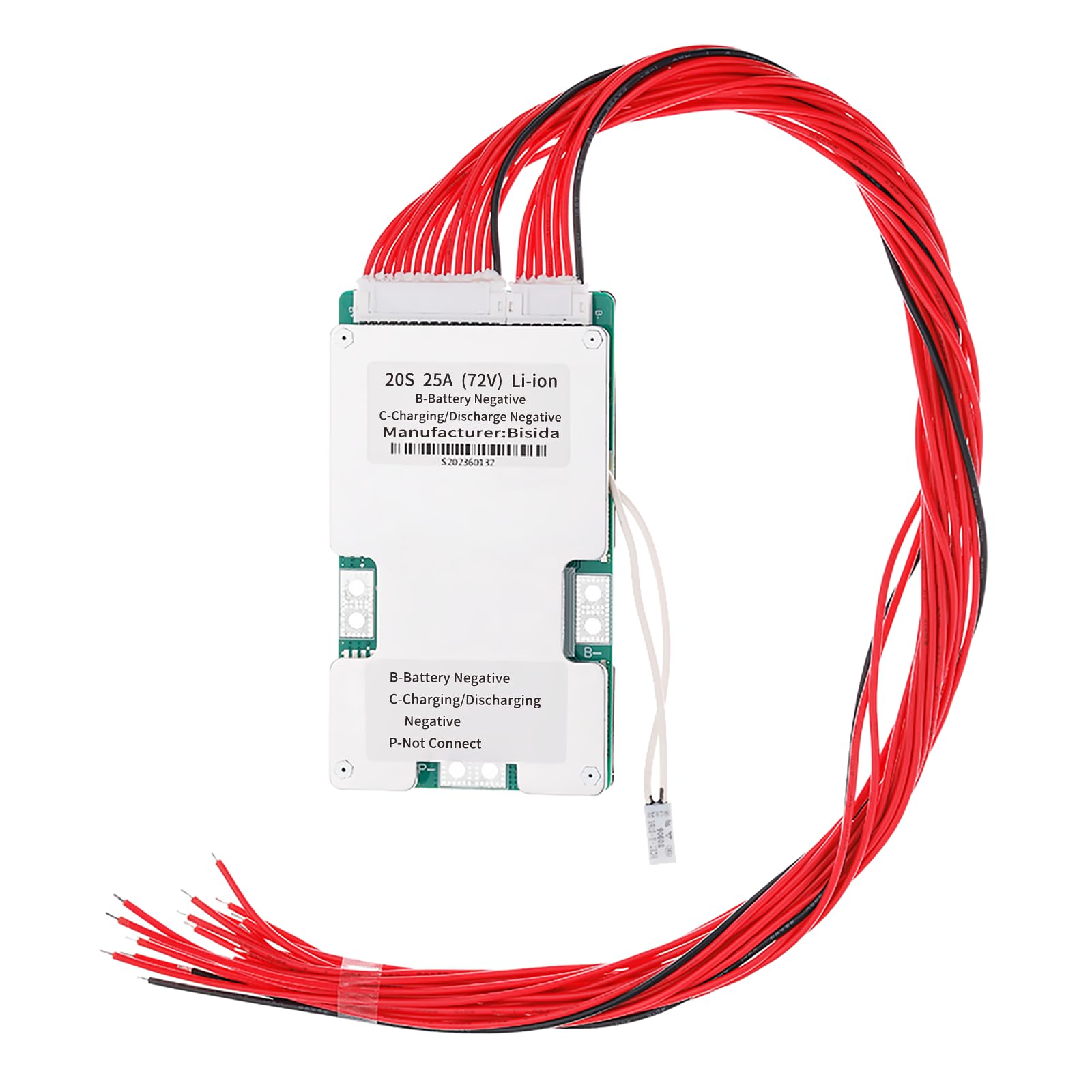 Amazon.com: Bisida 20S BMS 72V Lithium Ion Protection Board with