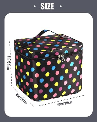 Large Make Up Bag,Make Up Case Large Travel Cosmetic Bags Makeup Bag with Brush Holder Multifunction Case Toiletry Bags with Handle for Women Girls