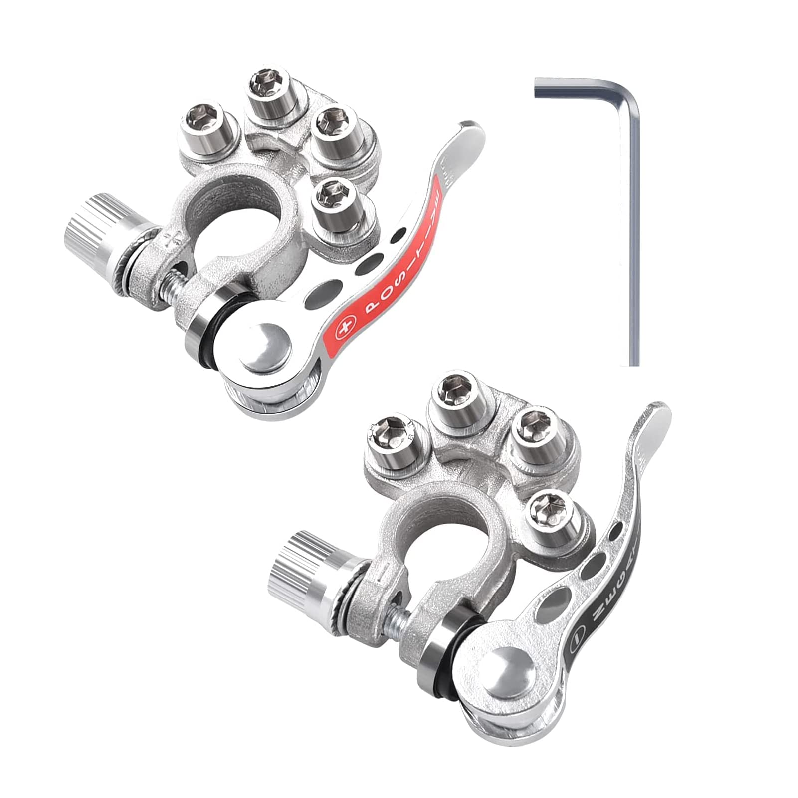 Buy Battery Terminal Connector with 4 Way, 2PCS Quick Release