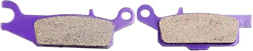Miniatura 7 de SCITOO FA446 Pastillas de freno para Yamaha Grizzly 550 2009-2014 Pastillas de freno traseras de fibra de carbono