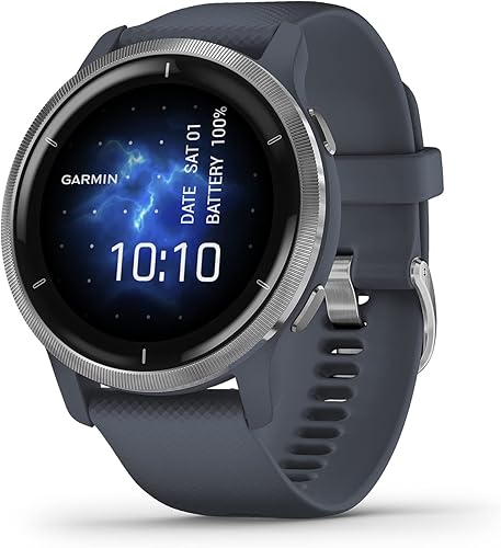Garmin Venu Reloj inteligente con GPS con monitoreo avanzado de salud y características de fitness