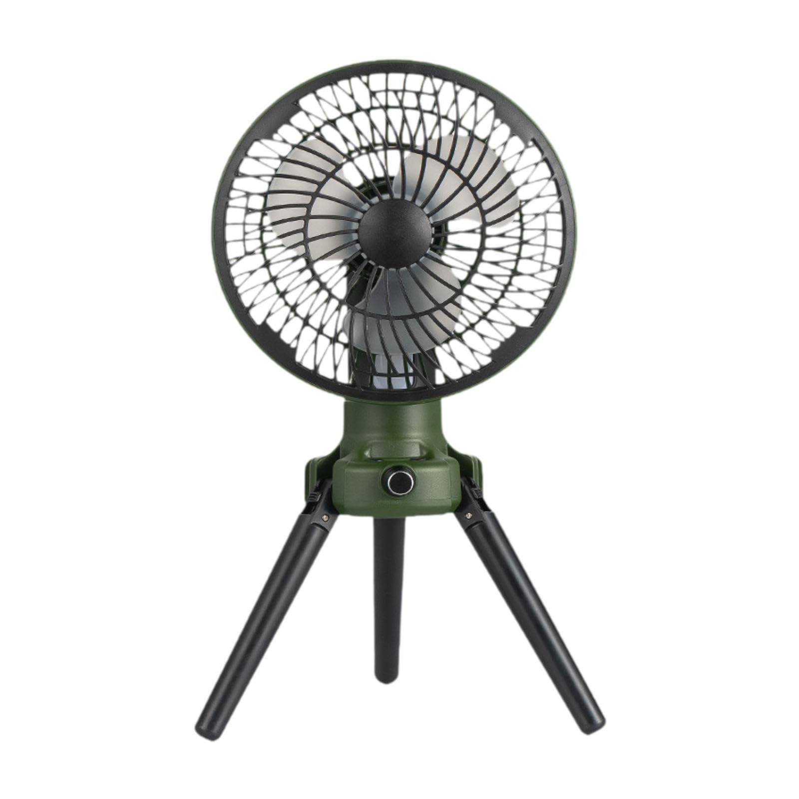 Baoblaze Ventilatore da Campeggio Ventilatore Esterno Portatile Potente Ventilatore da scrivania con Luce per Picnic, Camera da Letto,