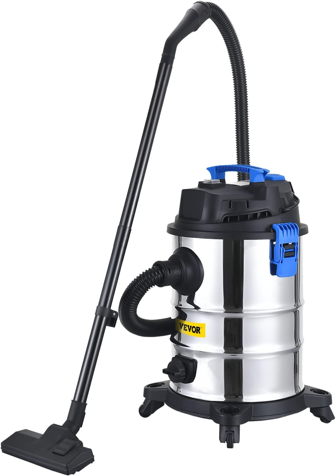 VEVOR Aspirateur Eau Et Poussière 4-en-1 20L 1200W 17kPa Avec Télécommande - Multifonction Maison Garage Aspirateur Puissant 17 KPa