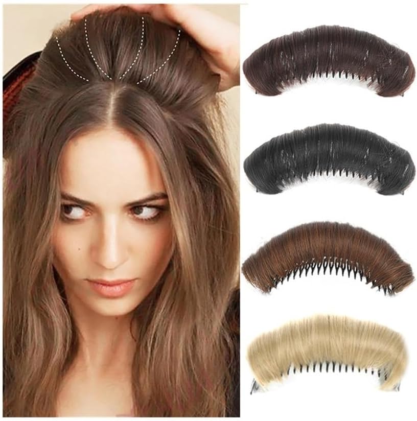 Women Bun Scrunchies Synthetic Hair Bun Invisible Comb Wig Clip Styling Adds Women's Hair Volume Hair Pads Bun Hair(2-30)