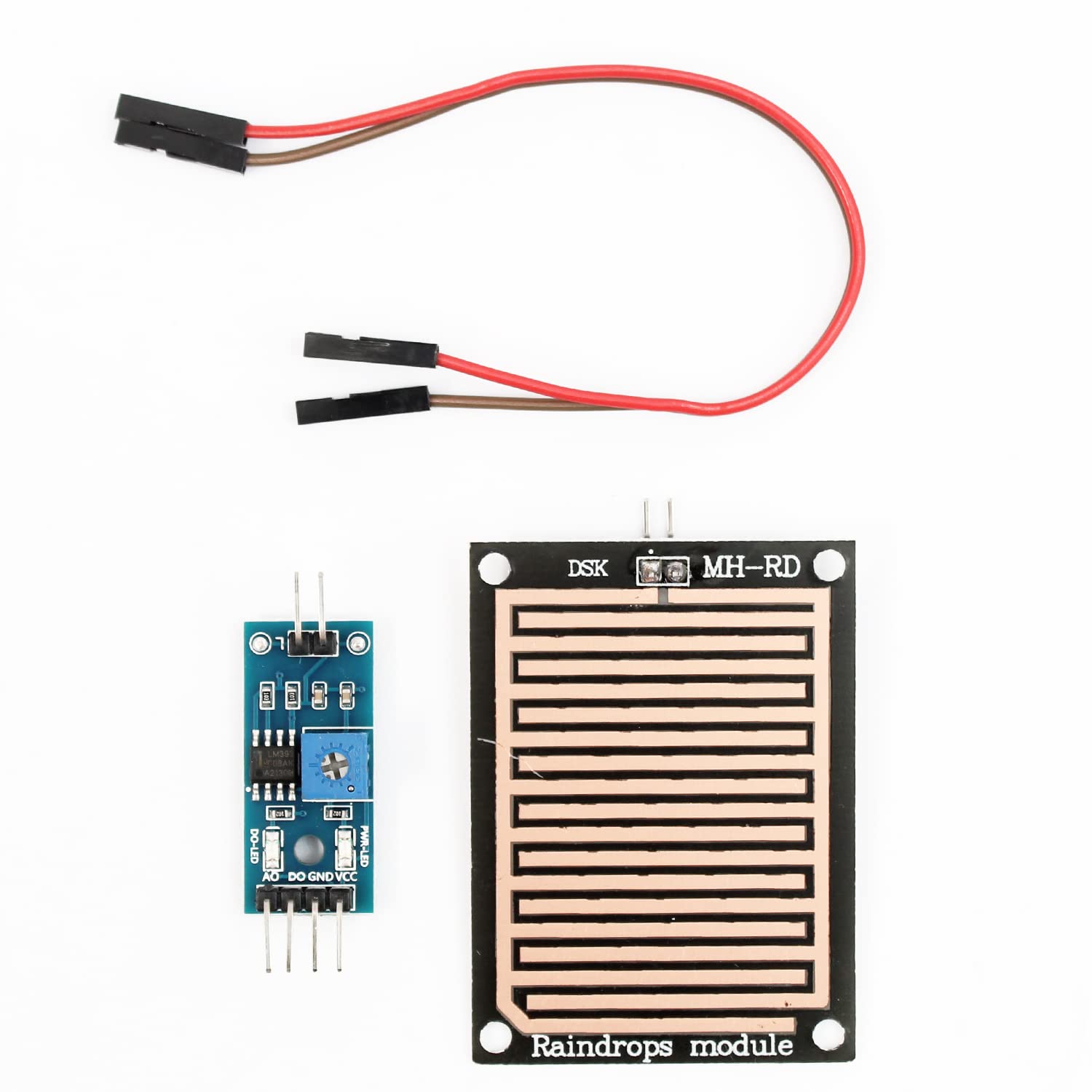 Robotbanao Rain Sensitive Sensor Module, Rain Drop Detection Sensor Module/Raindrops Humidity Sensor for Arduino (B09FLVN42Y) Amazon Price History, Amazon Price Tracker