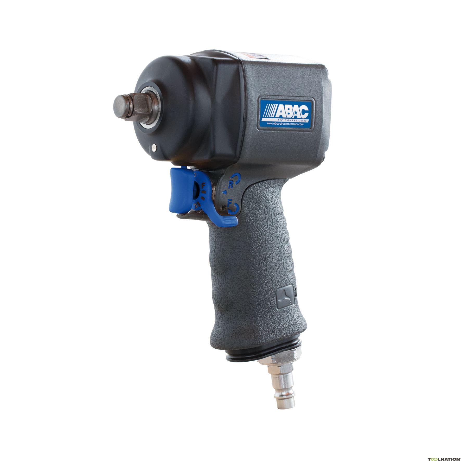 ABAC 1/2" PRO Mini Atornilladore de Impacto Neumática - Ideal para el cambio de neumáticos - Aplicaciones universales - Hasta 700 Nm - Compacta y ligera : 1,1 kg