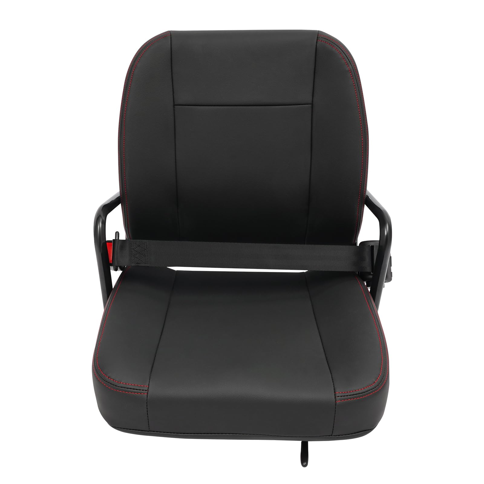 Asiento universal ajustable para carretilla elevadora, asiento de cortacésped, asiento de tractor | Asiento con respaldo ajustable y cinturón de seguridad para excavadora skid loader excavadora Dozer Telehandler