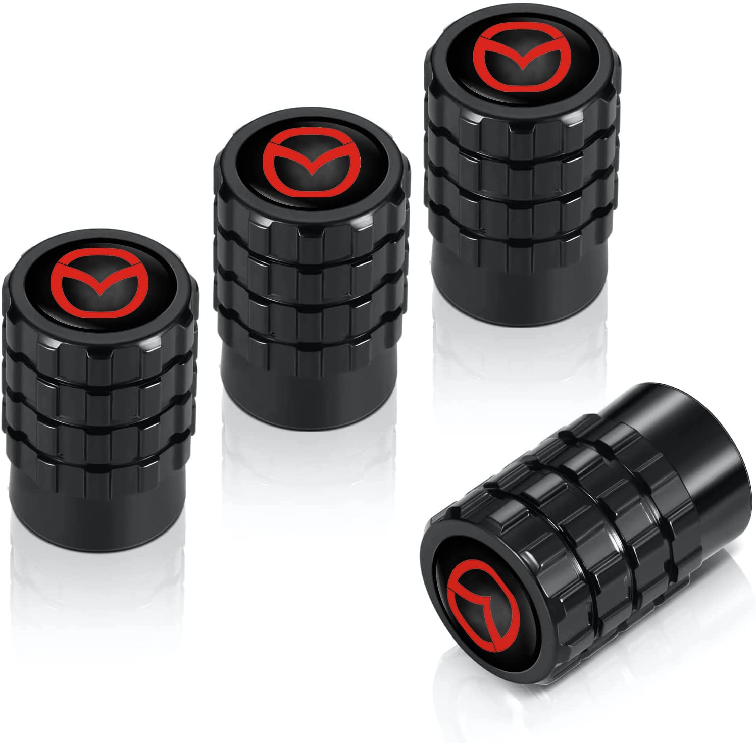 Amazon | マツダ エアバルブキャップ 高級合金 車 自動車 バイク