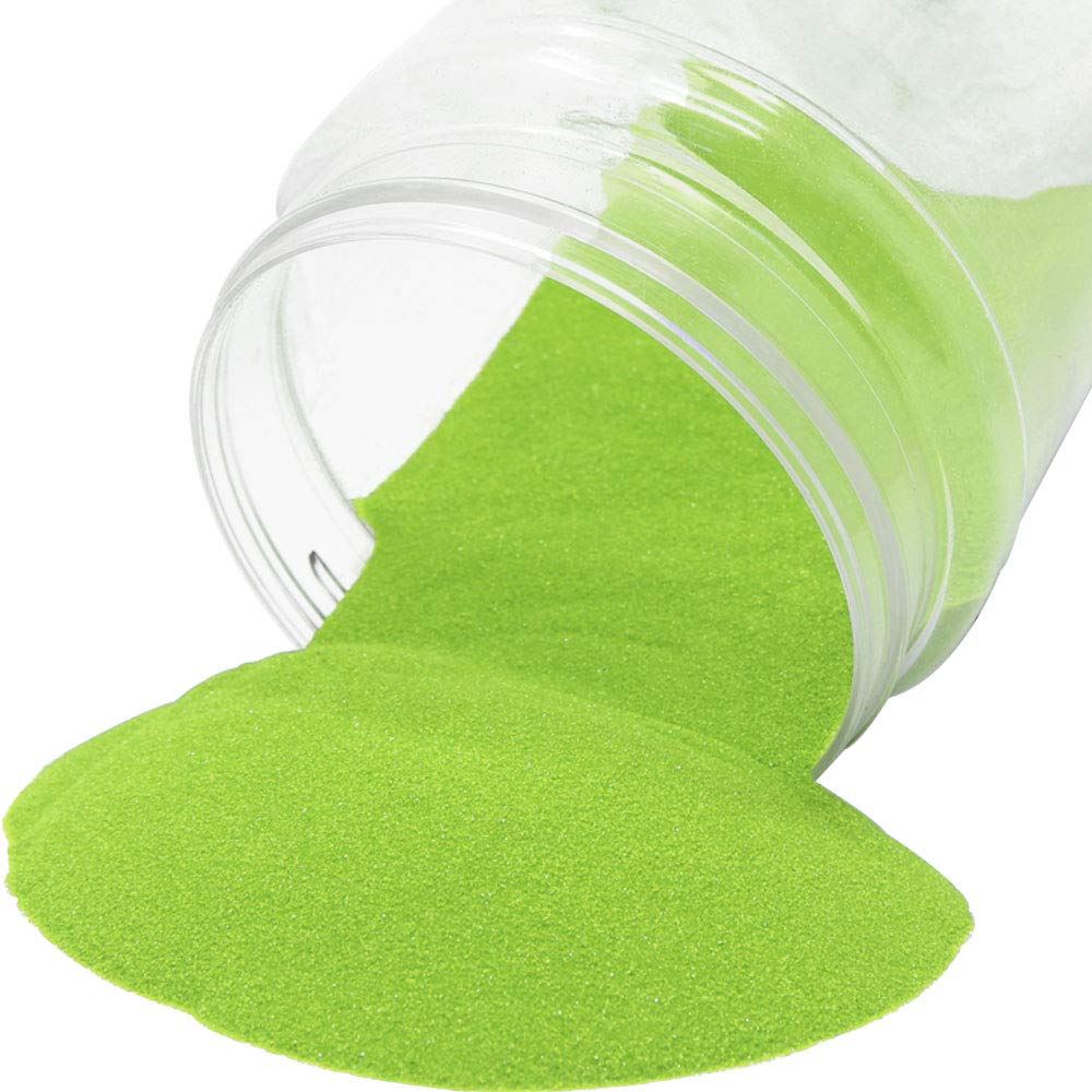 Just Artifacts Craft and Decorative Colored Wedding Unity Sand (3lbs, Key Lime)