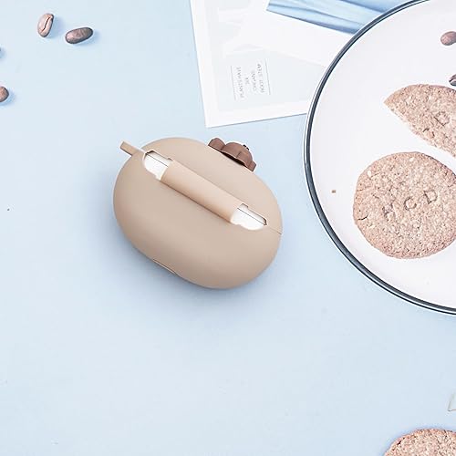 Miniatura 6 de Wonhibo Bonita funda para auriculares Beats Studio Buds, funda protectora de silicona compatible con auriculares Beats Studio (oso)