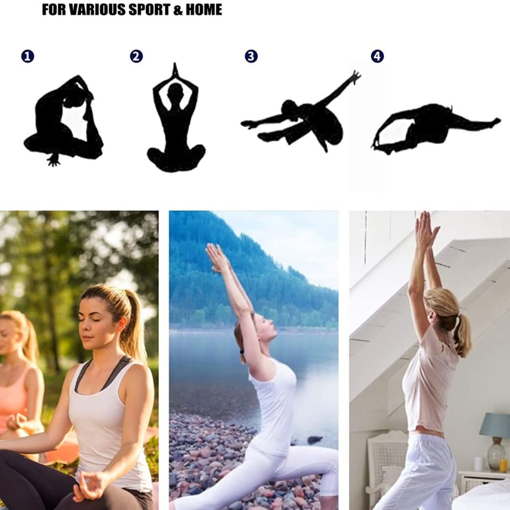 4Paires De Chaussettes De Danse pour Femmes Filles Chaussettes De Yoga en Silicone Antidérapantes Pilates Barre Chaussettes De Danse Sportive Respirantes Chaussons en Coton