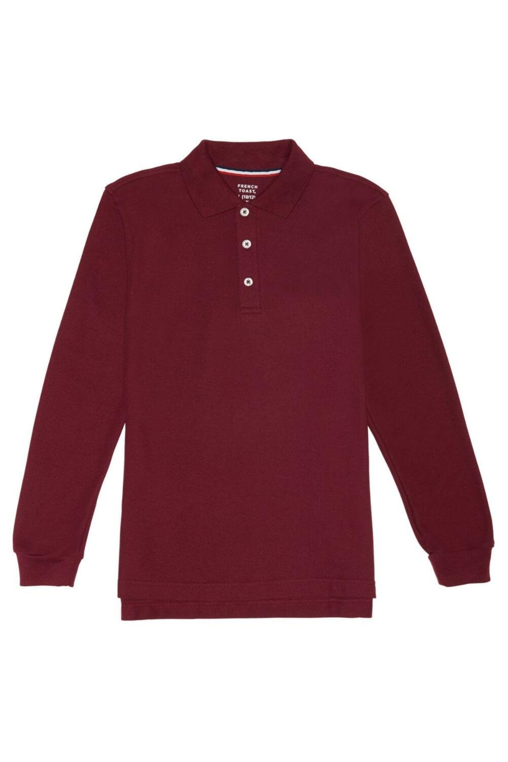 French Toast Little Boys' Long Sleeve Pique Polo