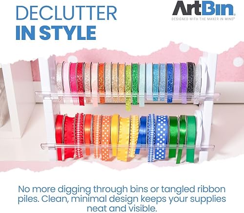 Miniatura 7 de ArtBin Estante de almacenamiento de cinta  Soporte de carrete de cinta  Ideal para salas de manualidades y estudios, estaciones de envoltura de