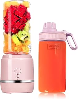 BIEKANNM Presse-Agrumes Lent, Presse-Agrumes Portable, Tasse Presse-Agrumes, Mini Presse-Agrumes Frais Domestique, Petit Appareil Cadeau 400 ML