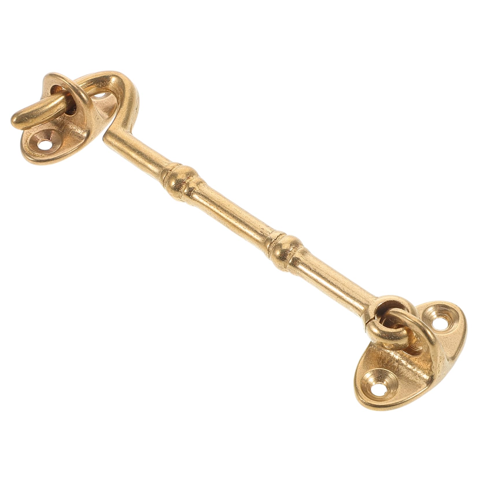 ARTIBETTER Retro Hook Lock Set Door Lock Latch Multi-Function Hook Latch Metal Locking Latch Kit Easy to Install Brass Hook