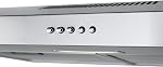 OVO 30 inch Under Cabinet Range Hood Vent with 3 Speed Exhaust Fan, Push Button, Stainless steel, Ducted and Ductless Convertible Kichen Hood, 275 CFM,4000K Cool White Lights