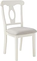 Vista 3 de Angel Line 5 Piece Lindsey Dining Set, Off-White/Gray