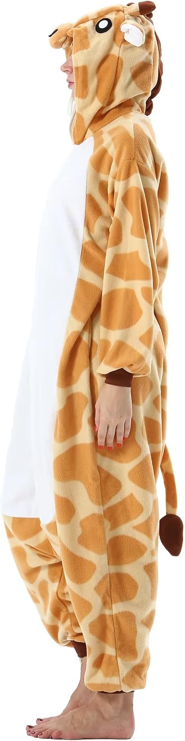 DarkCom Kids Animal Onesie,Women and Mens Cosplay Giraffe Onesie Halloween Costume Christmas Pajamas Sleepwear - Image 7