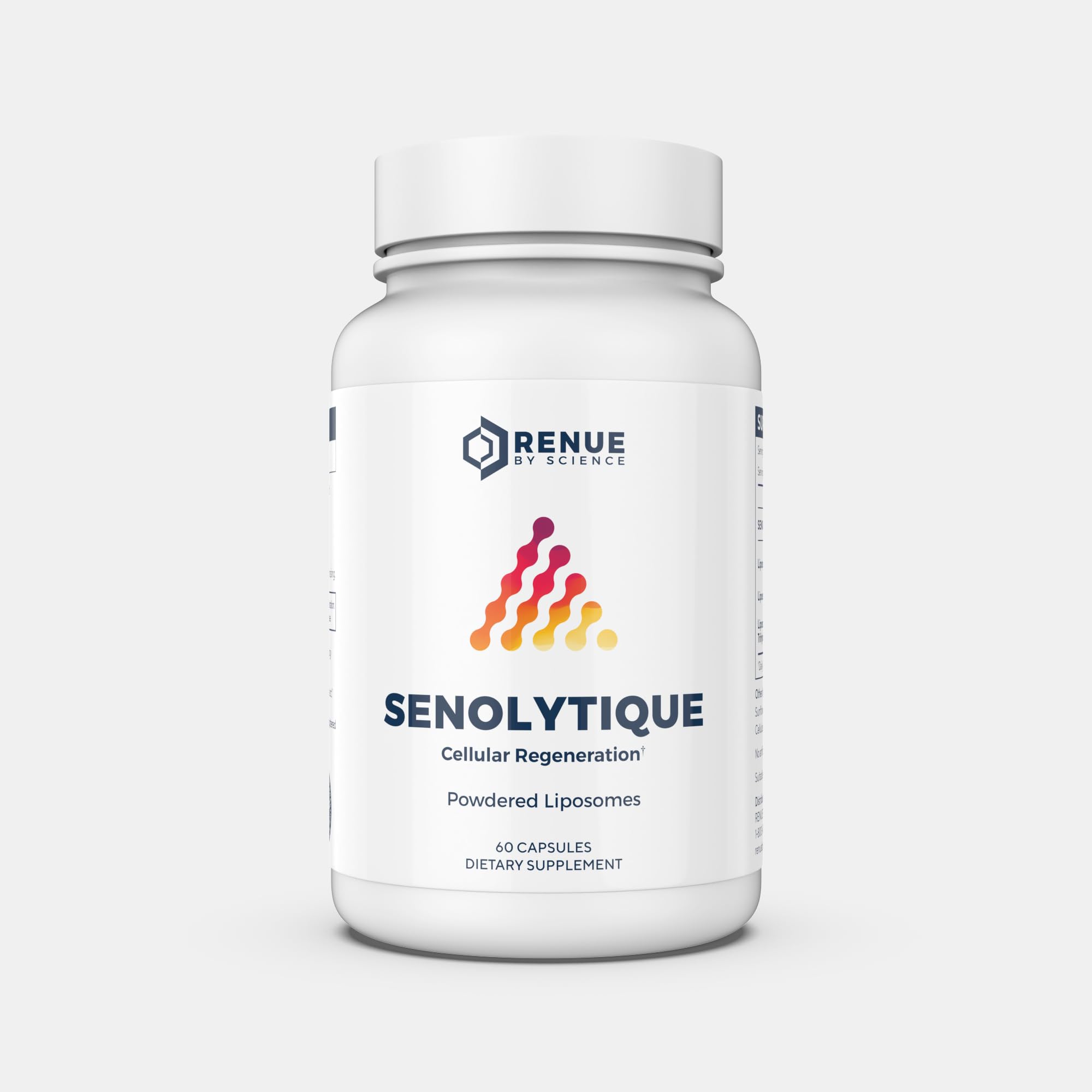 Renue By Science Senolytique Senolytic Supplements | 60 Capsules with Fisetin (35mg) Quercetin (78mg) & Spermidine (3mg) per Serving | Liposomal Formula | Manufactured in the USA & Third-Party Tested