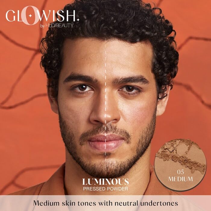 Miniatura 3 de HUDA BEAUTY GloWish - Polvo ligero para difuminar prensado 05 mediano